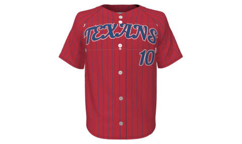 Champo Pinstripe Slugger Jersey - Red