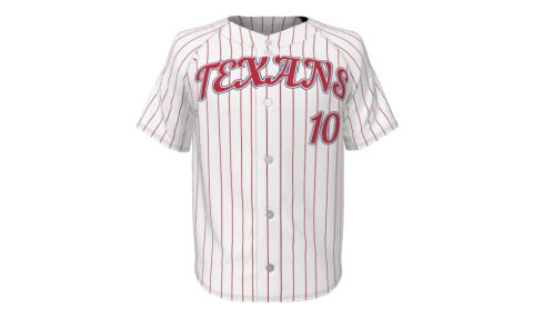 Champo Pinstripe Slugger Jersey - White
